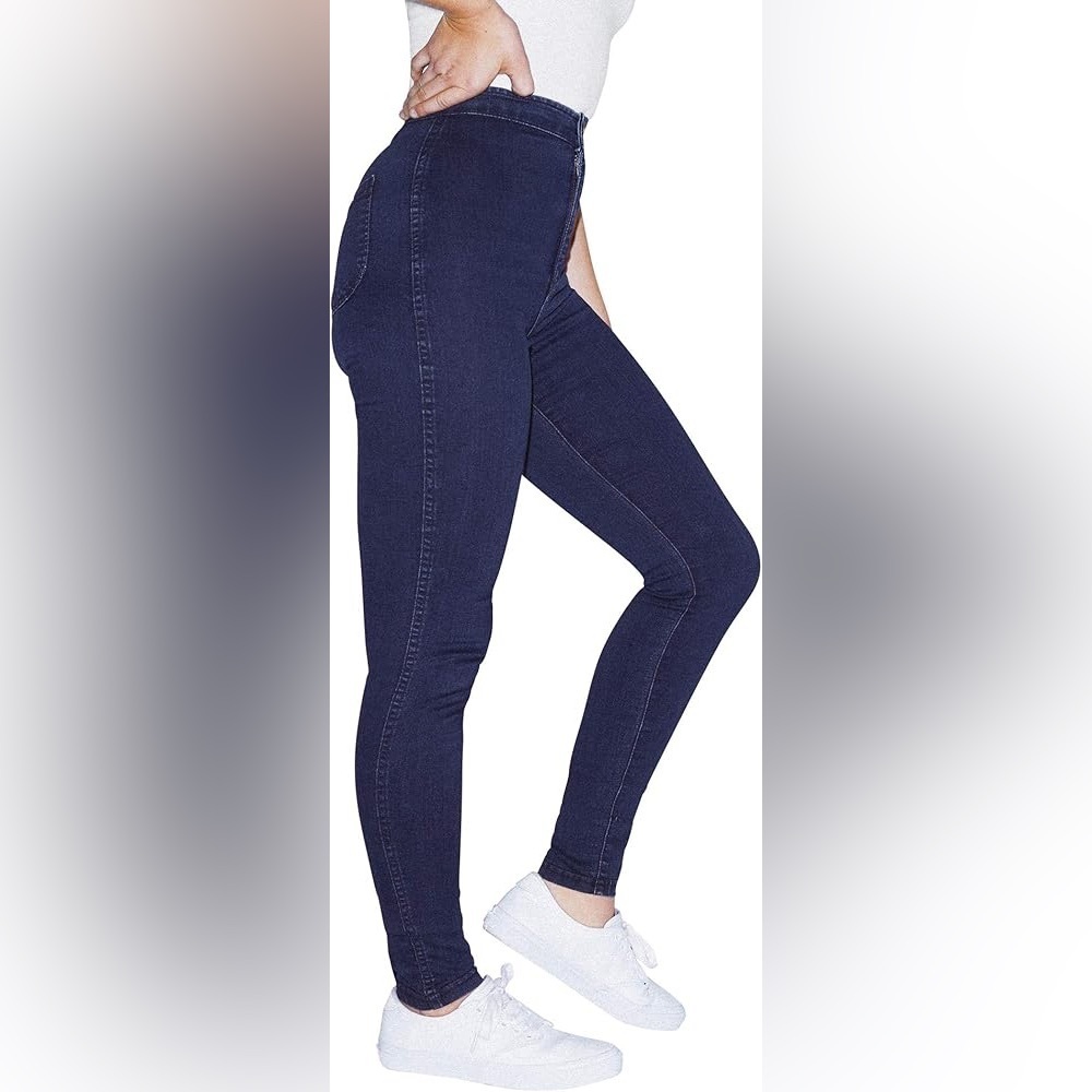 American Apparel Easy Jeans in Indigo High Rise Jeans Sz S NWT